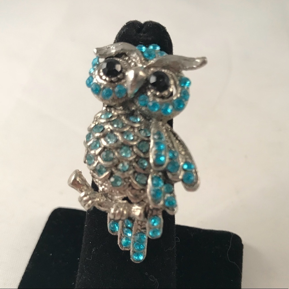 Blue Owl Ring NWOT